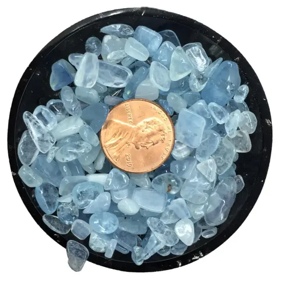 Aquamarine Mini Crystal Chips &ndash; Size 2 {2}