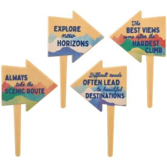 Adventure Awaits DecoPics Cupcake Decoration, 12ct {1}