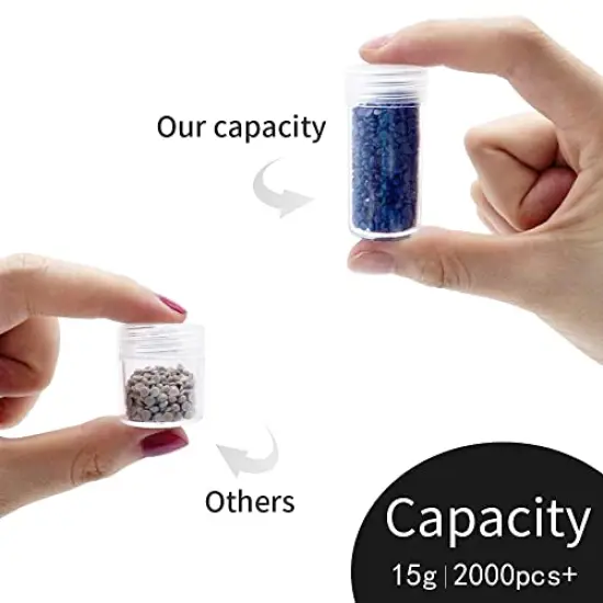 60 Slots Diamond Painting Storage Containers, Diamond Painting Accessories with Tools for Diamond Art Organizer Craft Jewelry Beads Storage Box {6}