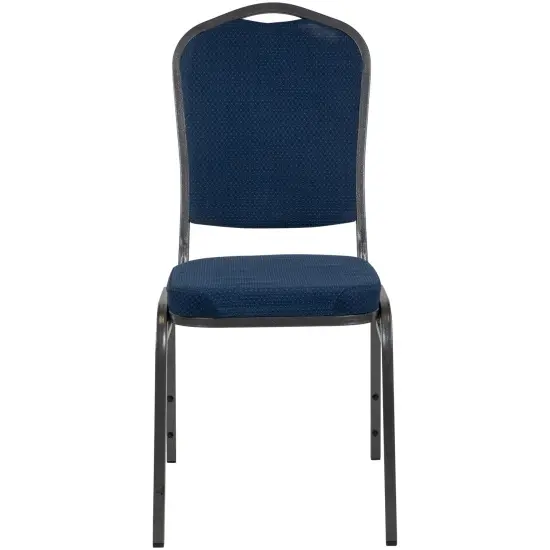 GCI Crown Back Stackable Banquet Chair - Blue {1}