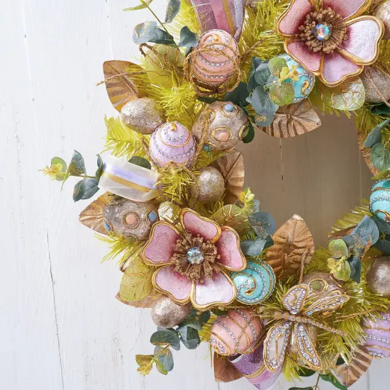 Easter Elegant Premium Handcrafted Wreath 22" {3}