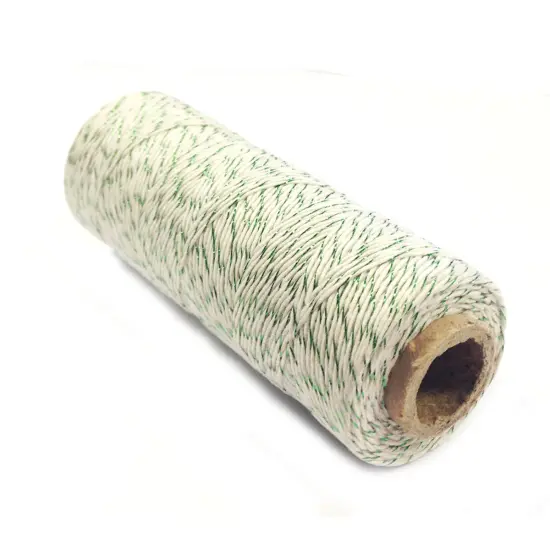 Wrapables Cotton Baker's Twine 4ply 110 Yard, Green Metalic {2}