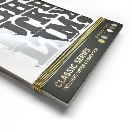 Alphabet Stickers - Alphabooks Classic Serifs {4}