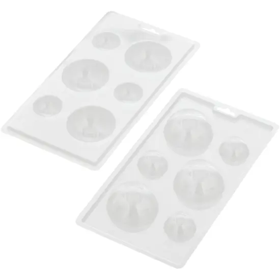 3D Ball Candy Mold, 2pcs {2}