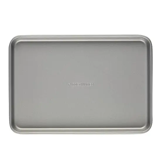 4 Pieces Baking Set Bakeware Steel Nonstick Toaster Oven Pan Set, Gray {5}