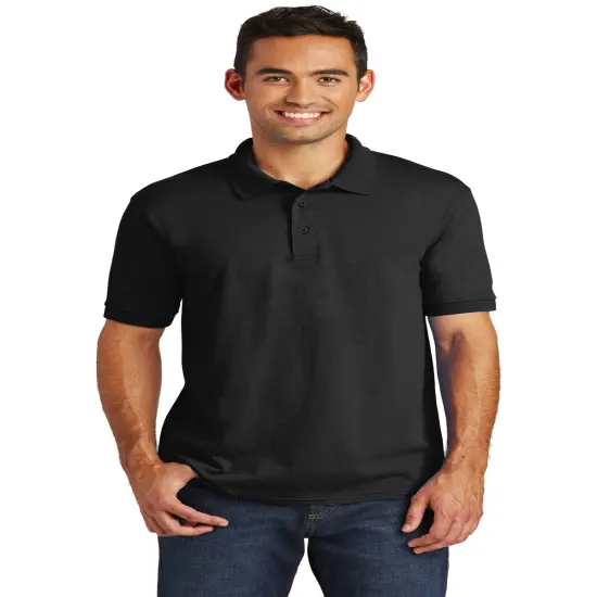 Port & Company&reg; Collared Core Blend Jersey Knit Polo Jet black {1}