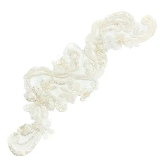 Vintage Floret WithSwag Bridal Applique/Patch Pack of 2 {2}