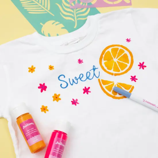 Damask Love Fabric Stencil Kit {5}