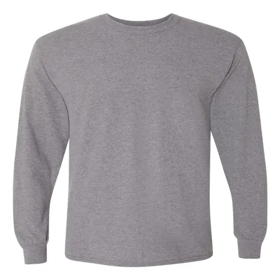 Gildan&reg; DryBlend Crewneck Long Sleeve T-shirt Graphite heather {1}