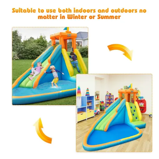 Inflatable Water Slide Bounce House {5}