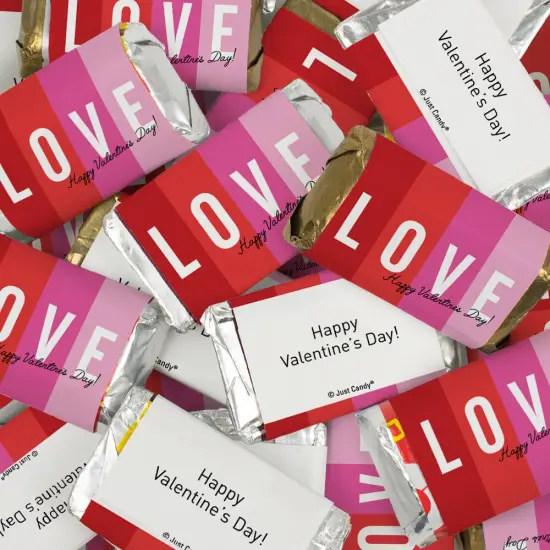 Valentine's Day Candy Favors Hershey's Miniatures Chocolate - Love {3}