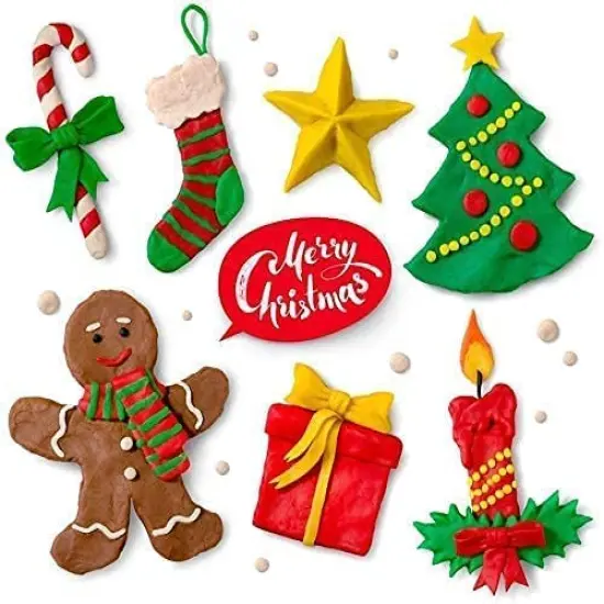 Small Modeling Clay Set, 12 Colors Safe & Non-Toxic Oven Bake Polymer Clay Starter Kit for Kids/Beginners {4}