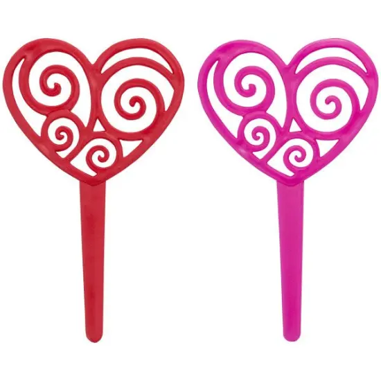 Scroll Heart DecoPics&reg; Cupcake Decoration, 12ct {2}