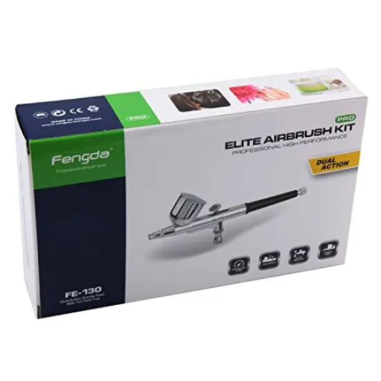 Airbrush Mounted 0.3mm Nozzles and Needles for Cake Decorating, Painting, Tattoo, Models Art,Craft and so on {3}