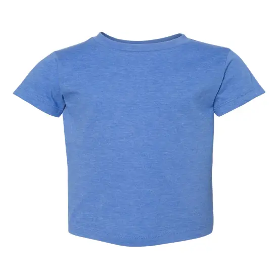 BELLA + CANVAS&reg; Toddler Jersey Crewneck Short Sleeve T-Shirt Hthr columbia blue {1}