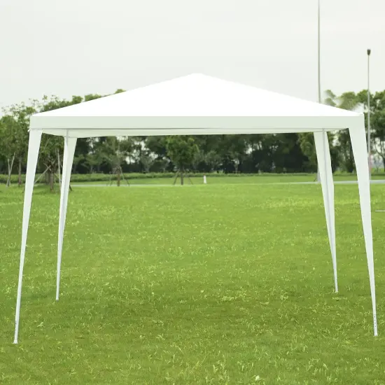 10 x 10 Feet Outdoor Wedding Canopy Tent for Backyard {6}