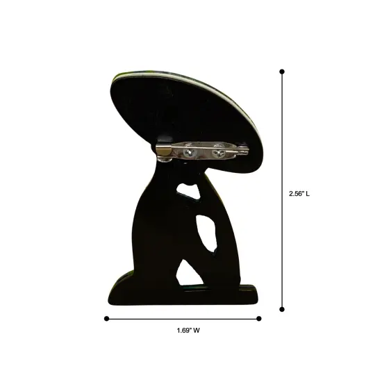 Wrapables Acrylic Fashion Brooch Pin for Sweaters, Coats, Scarves, and Bags, Elegant Lady {2}