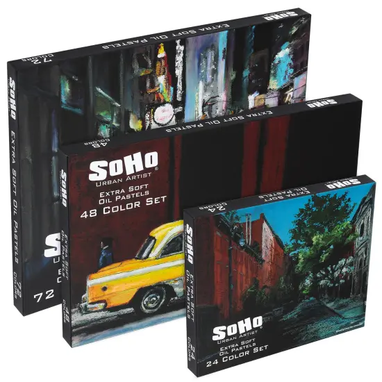 SoHo Urban Artists Extra Soft Oil Pastel Sets {2}