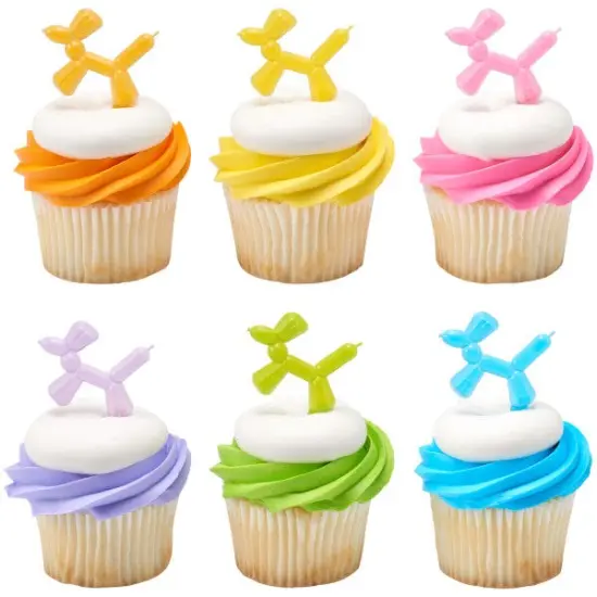 Balloon Animal Assortment DecoPics&reg; Cupcake Decoration, 12ct {1}