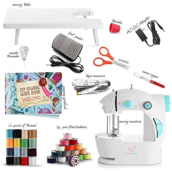 CraftBud Mini Sewing Machine Kit {2}