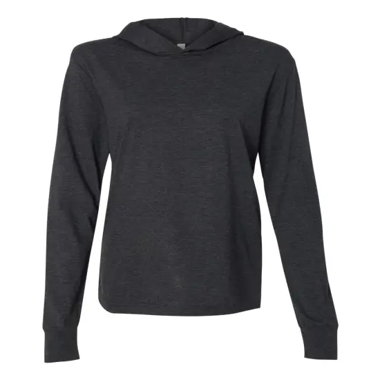 BELLA + CANVAS&reg; Jersey Hooded Long Sleeve Tee {1}