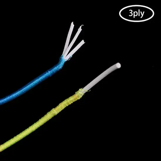 109 Yard 1 mm Rainbow Elastic Cord Beading Thread Stretch String for Bracelet Making {4}