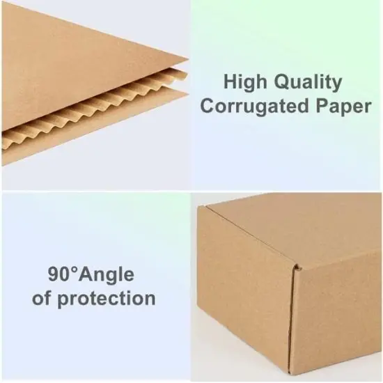 50Pack Corrugated Shipping Boxes Kraft Paper {5}