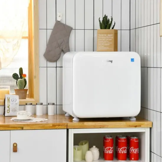 Compact Refrigerator with Reversible Door-White {2}