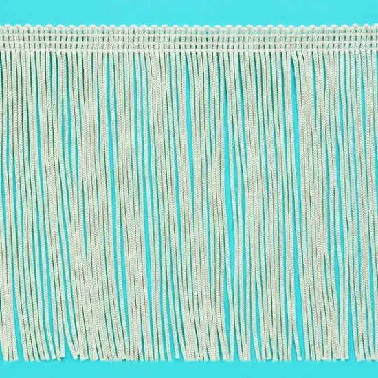 20 Yards of 6" Chainette Fringe Trim | 20 yard cut Ivory {1}
