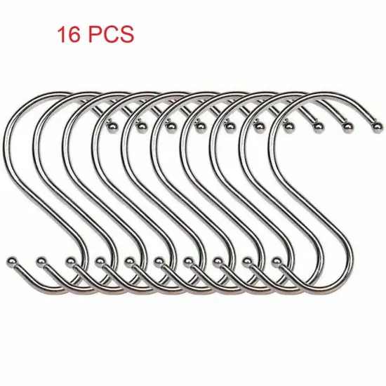 S Shaped Hanging Hooks Stainless Steel Hooks. {1}
