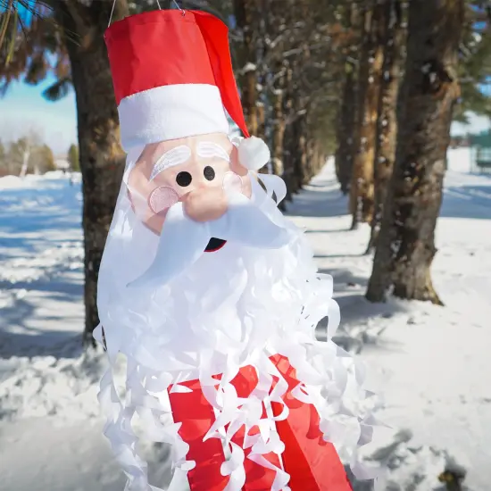In the Breeze 5226 — Santa 3D Windsock — Fun St. Nick Holiday Christmas Outdoor Porch Decoration {5}