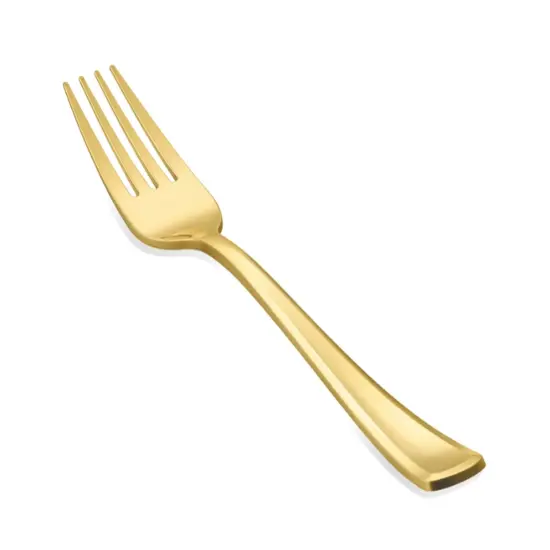 72 Pieces Gold Plastic Forks, Solid, Durable and Heavy Duty Plastic Forks, Perfect Utensils for Parties, Weddings and other Formal Events {2}