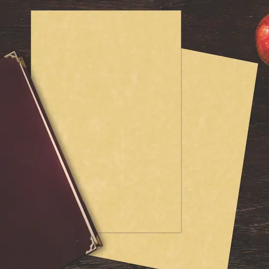 Great Papers! Parchment Paper Gold Stationery Letterhead, Invitations and Announcements, Printer Friendly, 8.5"x11", 100 Pack {3}