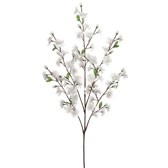 6-Pack 36" White Cherry Blossom Sprays &ndash; Realistic Silk Branches for Home, Events & Decor {4}