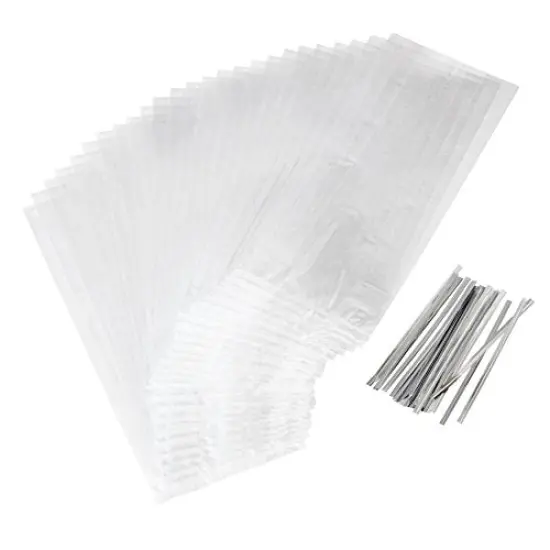 Party Bags 4"x9-1/2" (50/pkg-clear) {2}