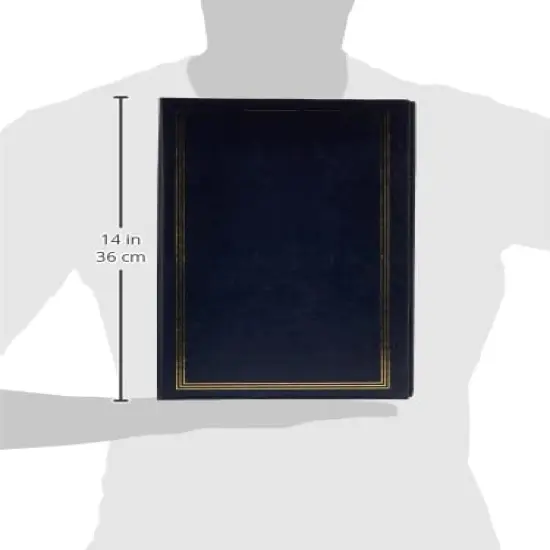 3-Ring Photo Album 300 Pockets Hold 4x6 Photos, Navy Blue {4}