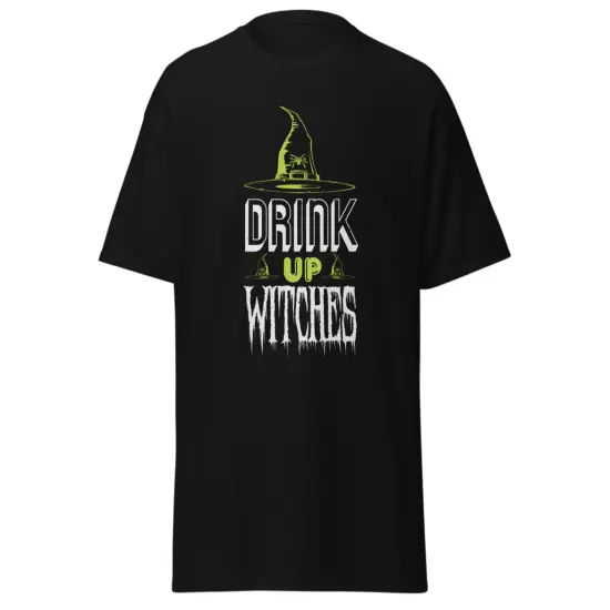 Drink up witches halloween t-shirt design {3}