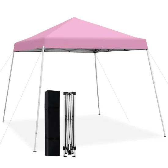 Outdoor Instant Pop-up Canopy with Carrying Bag Pink {2}