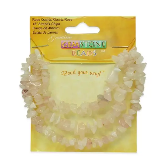 Rose Quartz Natural Gemstone Beads and Pendant Collection Value Pack B {2}