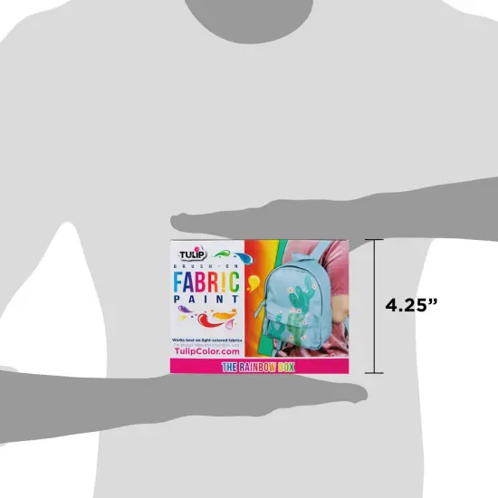 Tulip Brush-On Fabric Paint Rainbow 14 Pack {6}