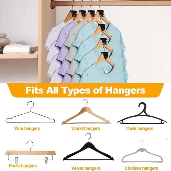 Kitcheniva Space Saving Closet Heavy Duty Hanger Extender {3}