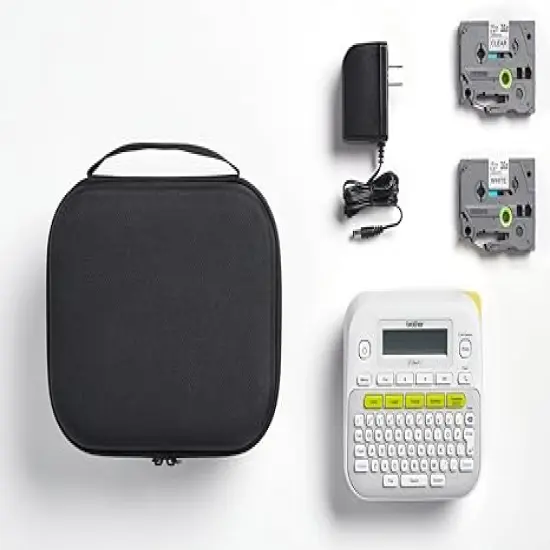 Brother&reg; P-Touch PT-D210 Label Maker Value Bundle Includes 4 Label Tapes {7}