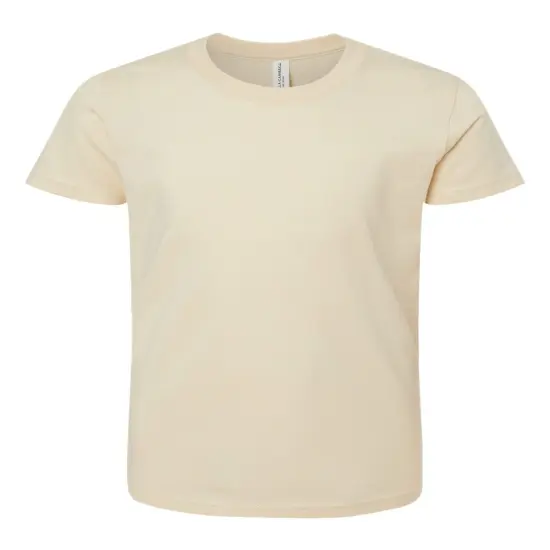 BELLA + CANVAS&reg; Youth Jersey Crewneck Short Sleeve Tee - 3001Y Soft cream {1}