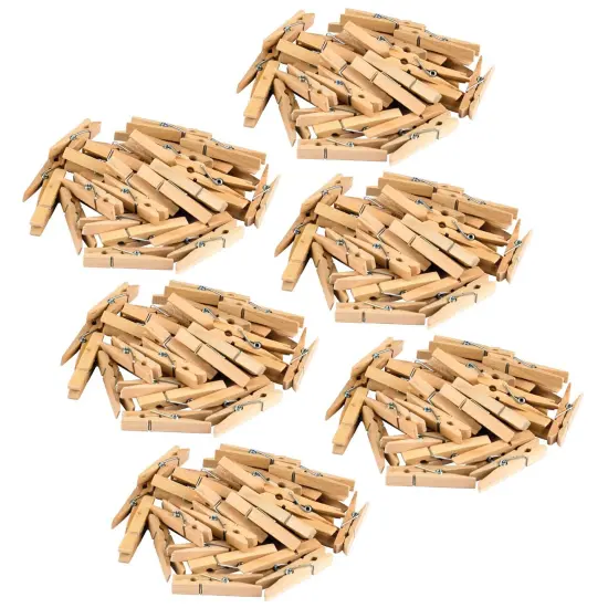 STEM Basics: Medium Clothespins, 50 Per Pack, 6 Packs {1}