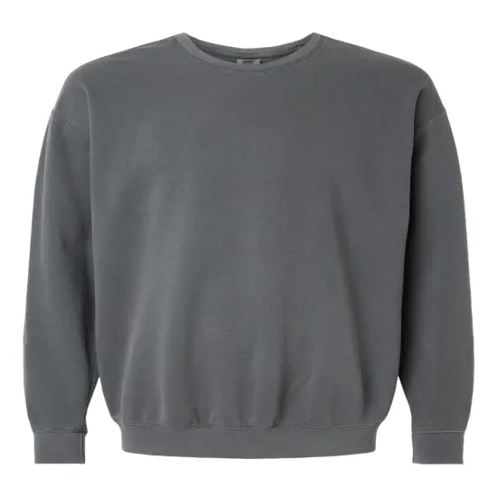 Comfort Colors&reg; Garment Dyed Lightweight Fleece Crewneck Sweatshirt Pepper {1}
