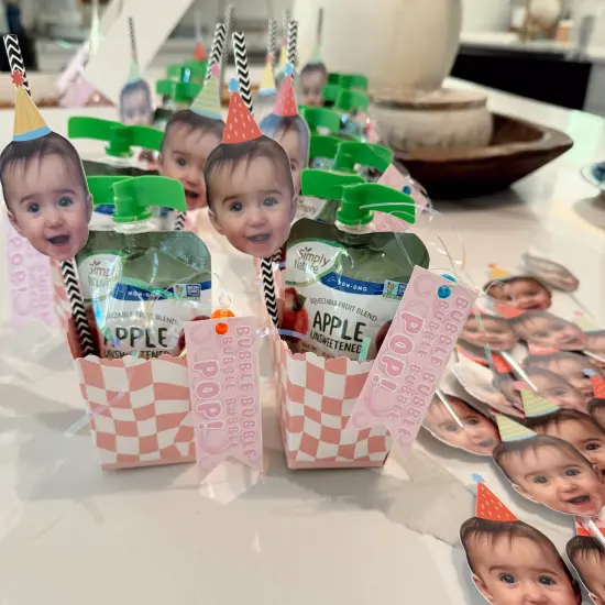 Big Dot of Happiness Pink Checkered Party - Favor Popcorn Treat Boxes - Set of 12 {3}