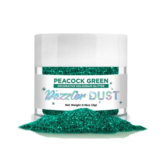 Peacock Green Dazzler Dust® 5 Gram Jar {5}