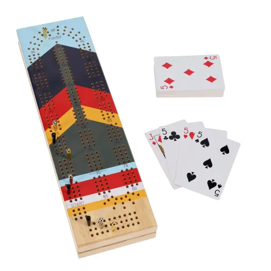 Pacific Shore Games Canoe Cribbage Board {1}