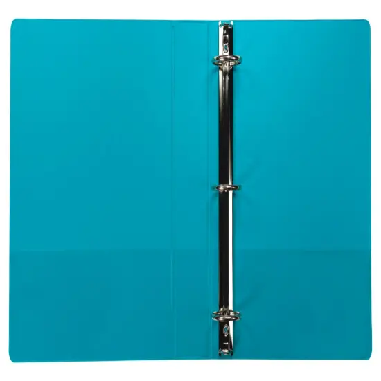 Samsill Earth's Choice Fashion Round Ring View Binder, 2 Inches, Turquoise, Pack of 2 {4}