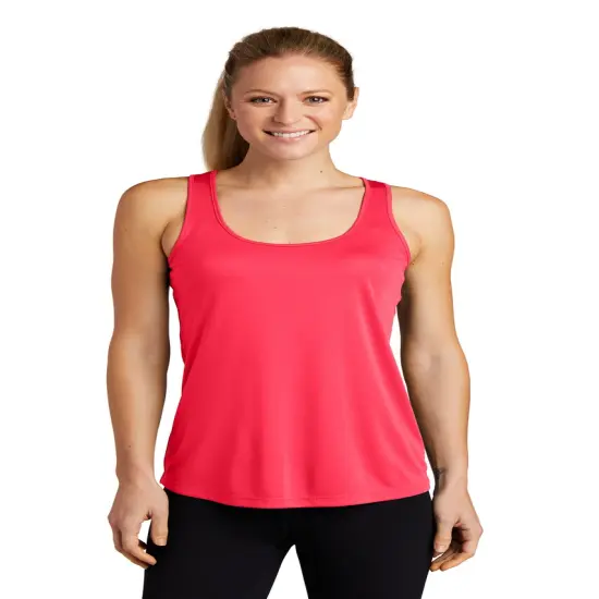 Sport-Tek&reg; Ladies PosiCharge Competitor Racerback Tank Iron grey {4}